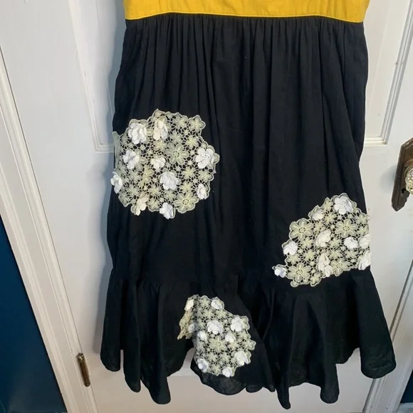 Anthropologie Floreat Dandelion Wish MIDI Dress W-739 Sz 6 - Picture 5 of 12